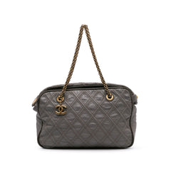 CC Quilted Calfskin Triptych Tote