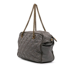CC Quilted Calfskin Triptych Tote