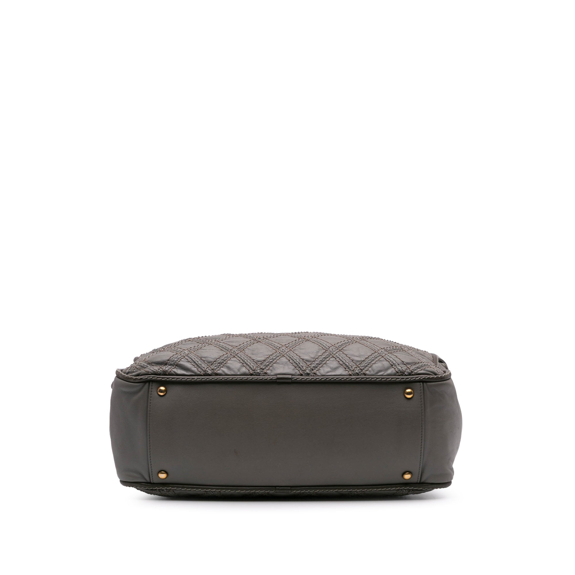 CC Quilted Calfskin Triptych Tote