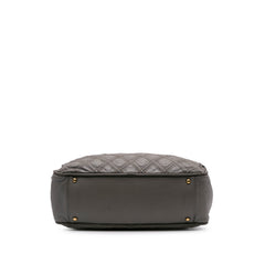 CC Quilted Calfskin Triptych Tote