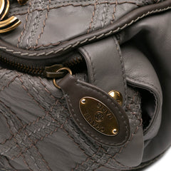 CC Quilted Calfskin Triptych Tote
