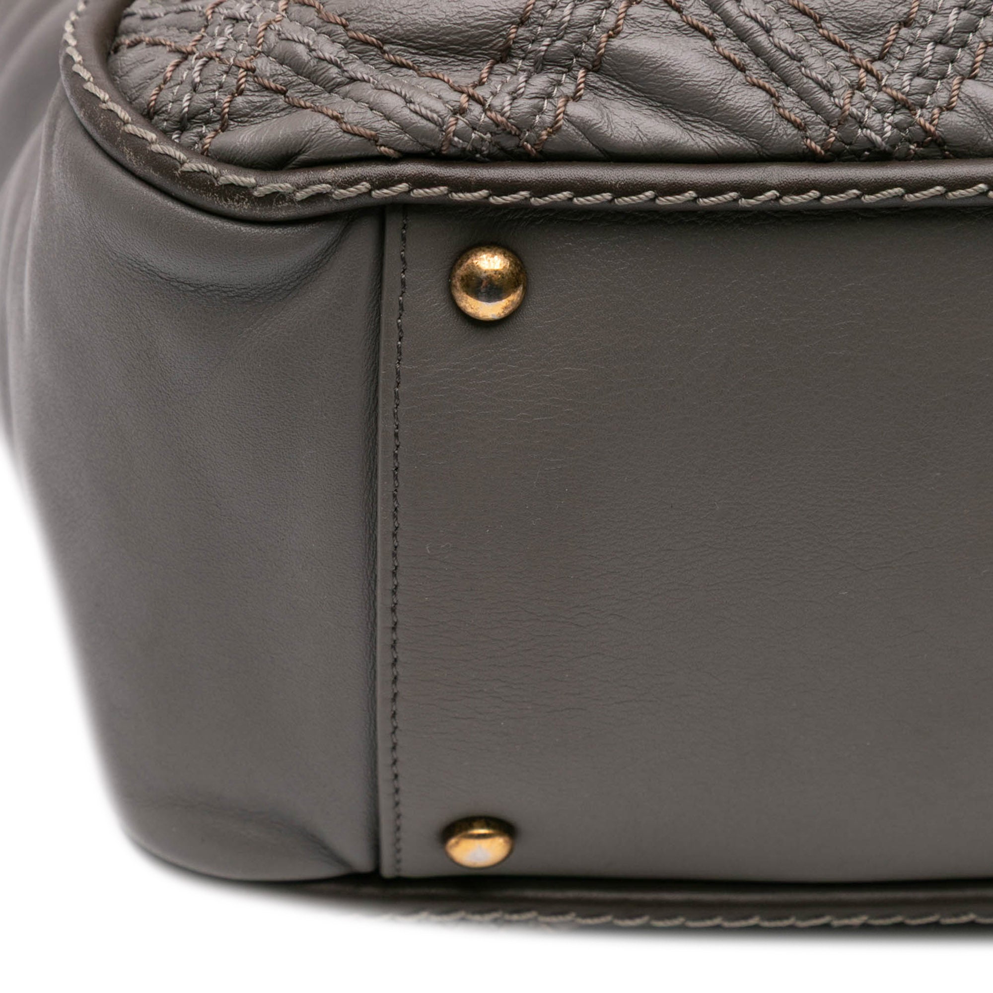 CC Quilted Calfskin Triptych Tote