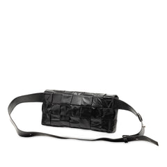 Stretch Paper Calfskin Intrecciato Cassette Belt Bag