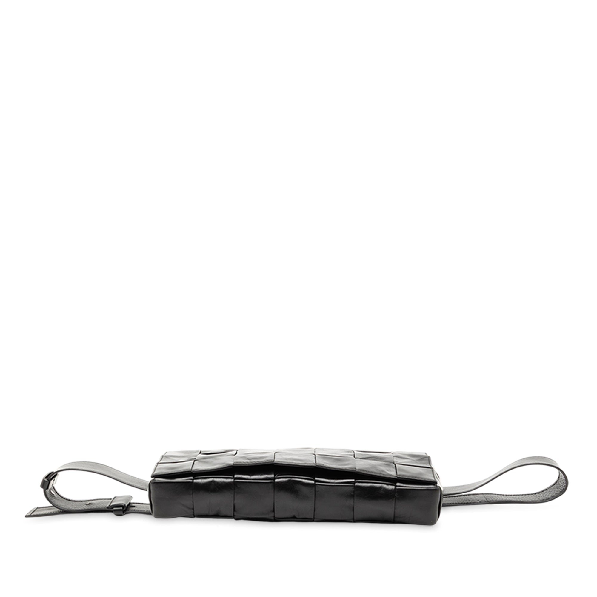 Stretch Paper Calfskin Intrecciato Cassette Belt Bag