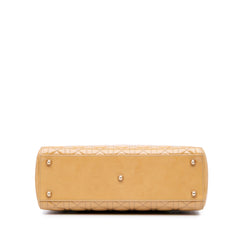Large Patent Cannage Lady Dior