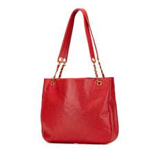 CC Caviar Chain Tote