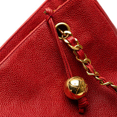 CC Caviar Chain Tote