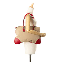 Cinghiale Trimmed Canvas Canapa Tote