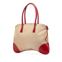Cinghiale Trimmed Canvas Canapa Tote