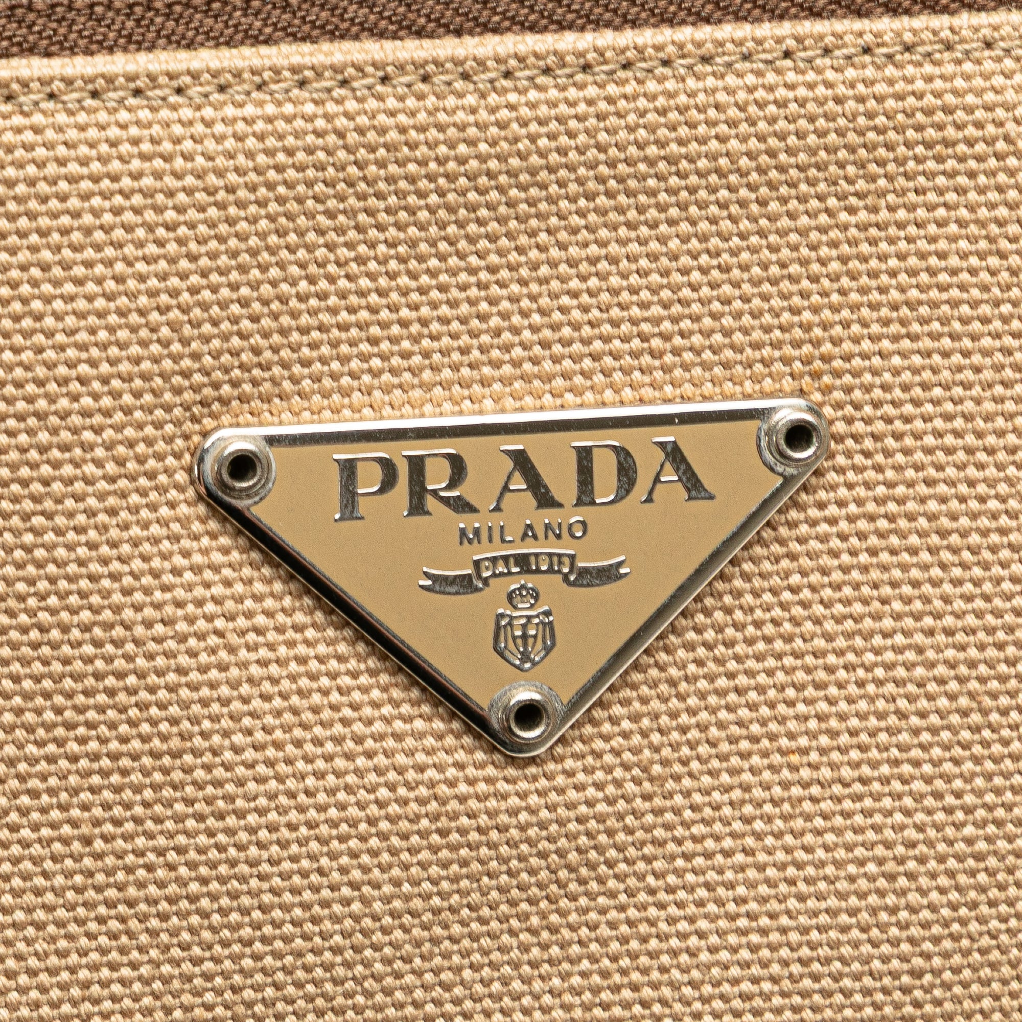 Cinghiale Trimmed Canvas Canapa Tote