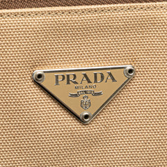 Cinghiale Trimmed Canvas Canapa Tote