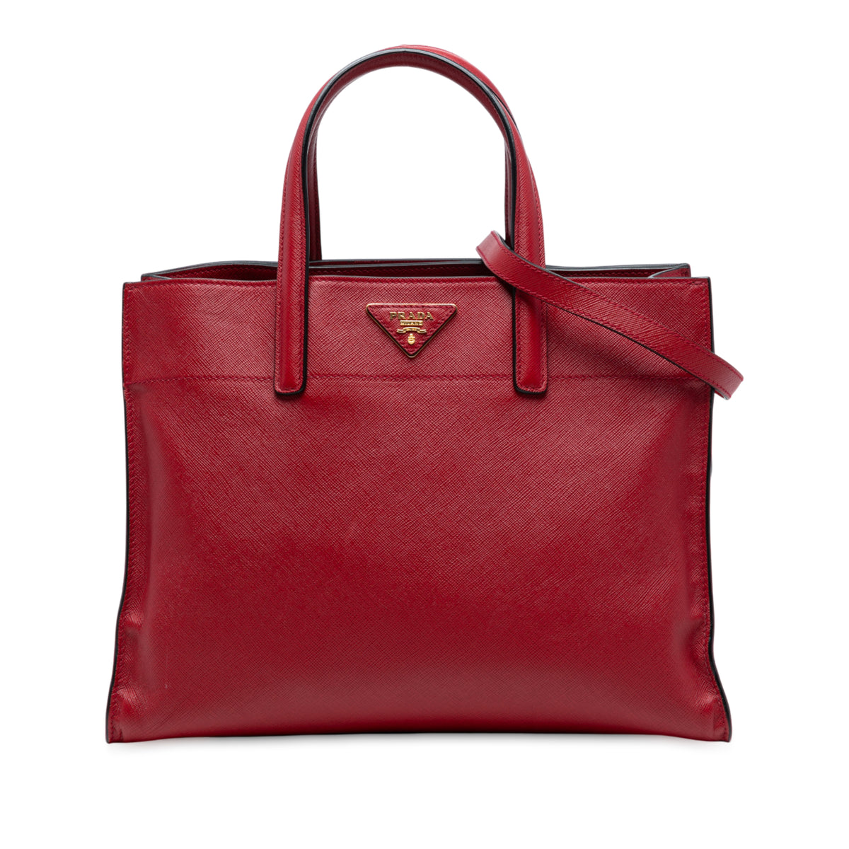 Saffiano Soft Triple Pocket Tote