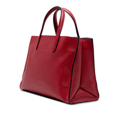 Saffiano Soft Triple Pocket Tote