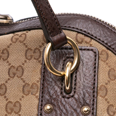 Medium GG Canvas Charm Dome Satchel