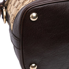 Medium GG Canvas Charm Dome Satchel