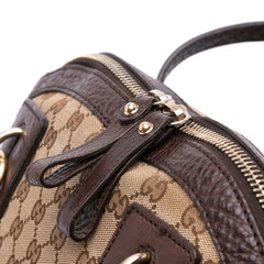 Medium GG Canvas Charm Dome Satchel