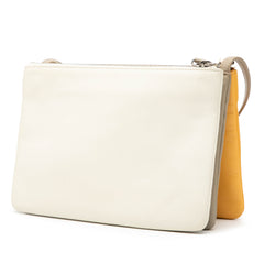 Large Tricolor Lambskin Trio Crossbody
