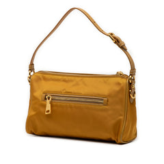 Saffiano Trimmed Tessuto Handbag