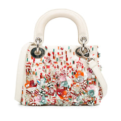 Mini Beaded Embellished Satin Lady Dior_2