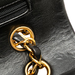 Medium Classic Lambskin Double Flap