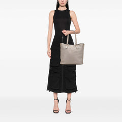 Vitello Daino Side Zip Shopper Tote
