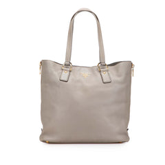 Vitello Daino Side Zip Shopper Tote