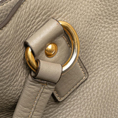Vitello Daino Side Zip Shopper Tote