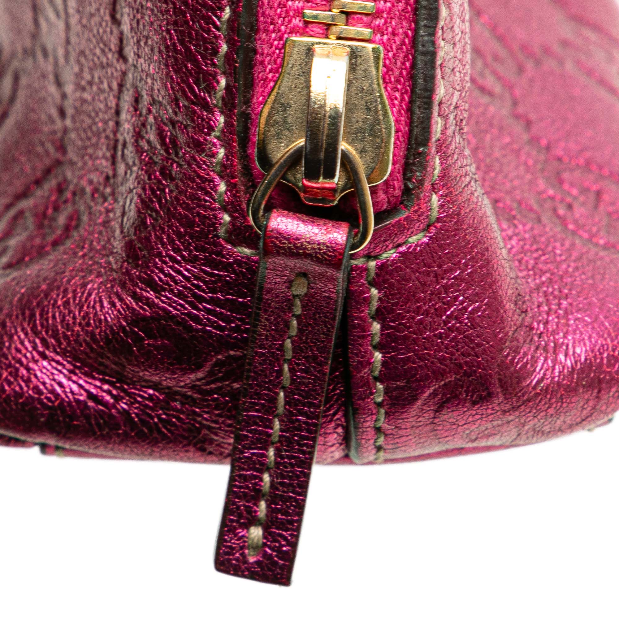 Metallic Guccissima Pouch