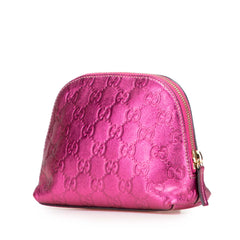 Metallic Guccissima Pouch