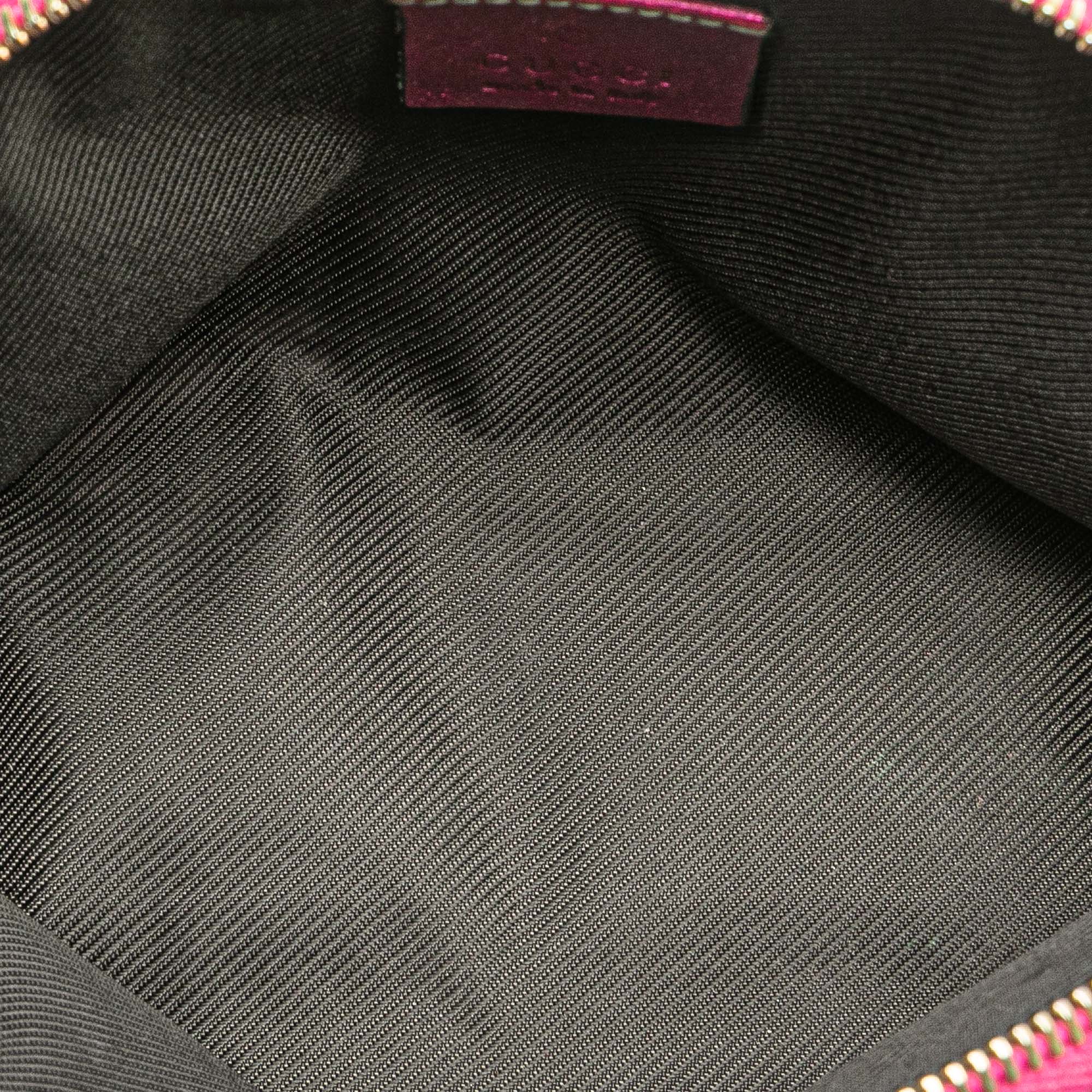 Metallic Guccissima Pouch