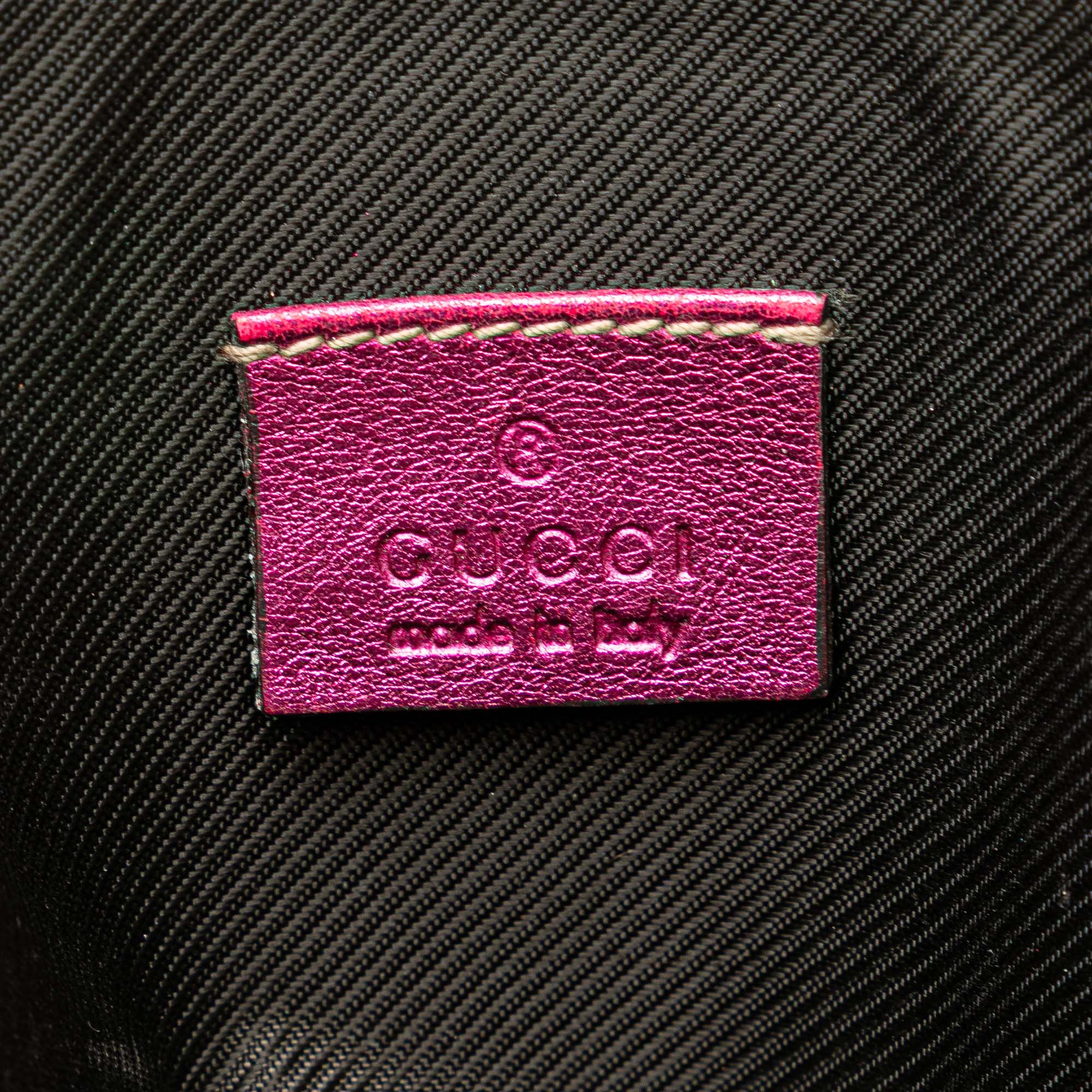Metallic Guccissima Pouch
