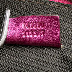 Metallic Guccissima Pouch