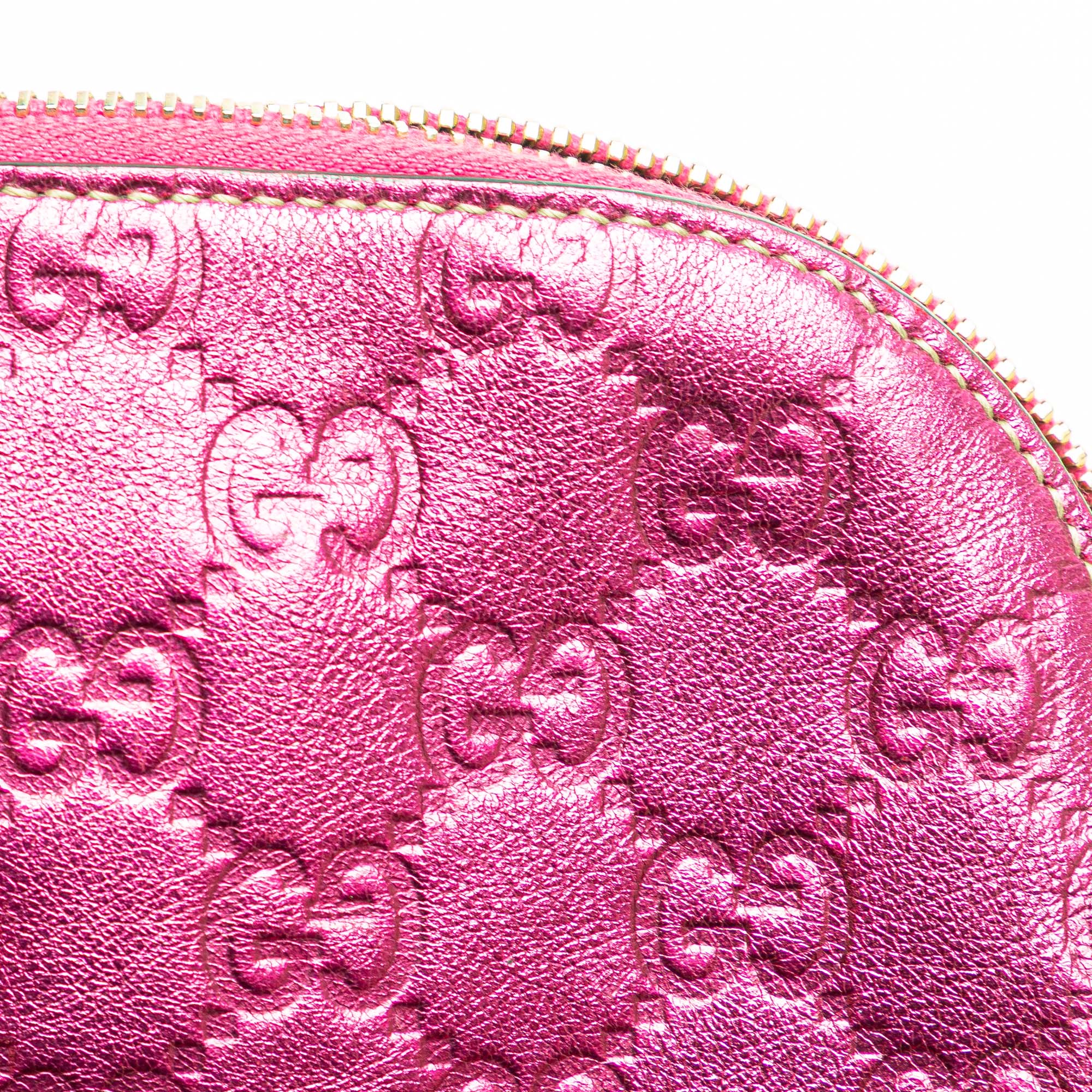Metallic Guccissima Pouch