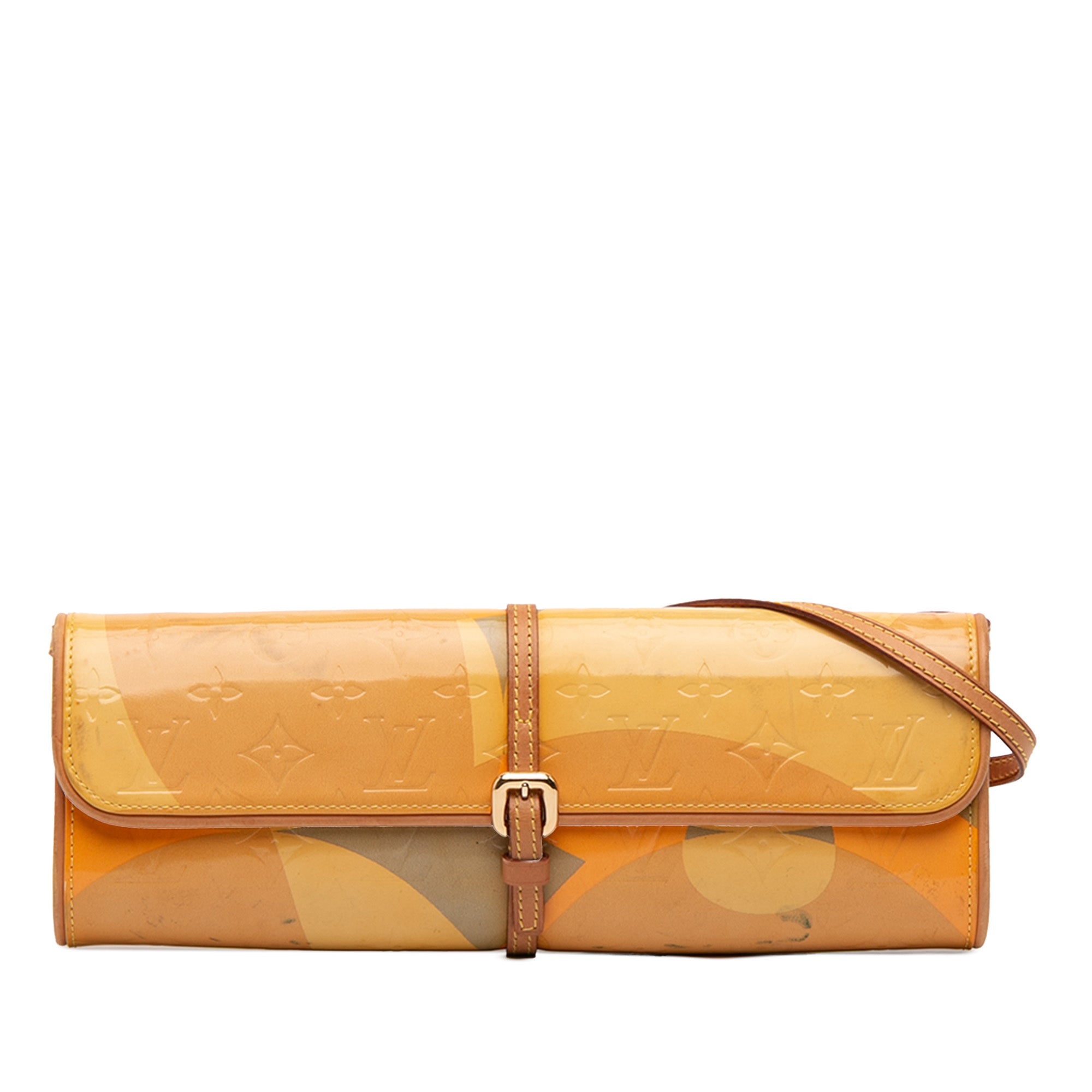 Monogram Vernis Fleurs Pochette