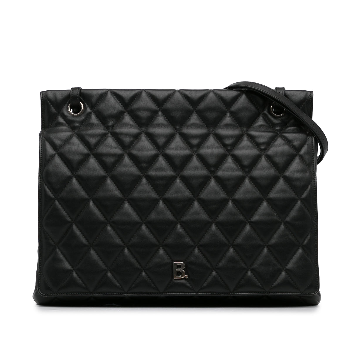 Large Quilted Leather Touch B. Crossbody