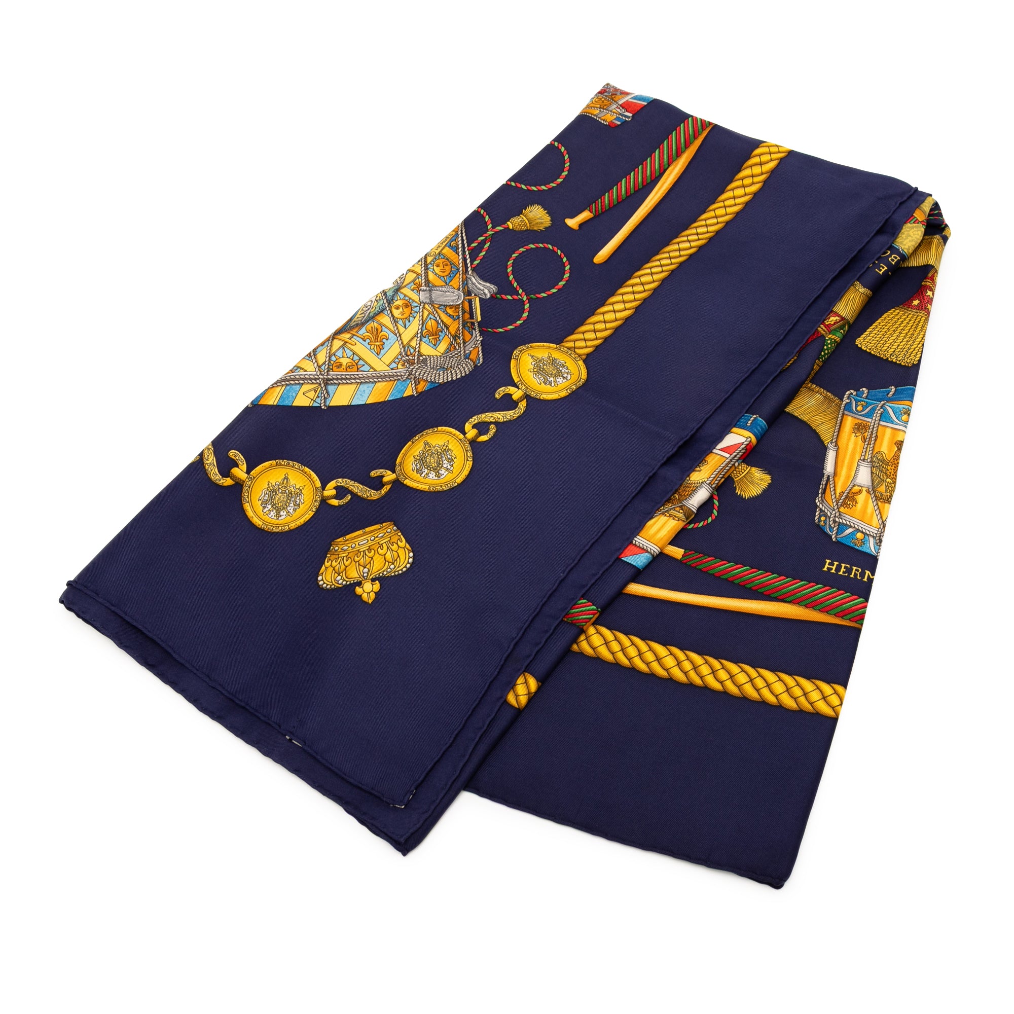 Les Tambours Silk Scarf 90