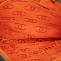 Quilted Lambskin Cambon Ligne Flat Tote