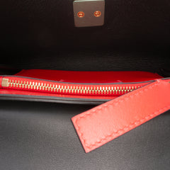 Leather VRing Crossbody