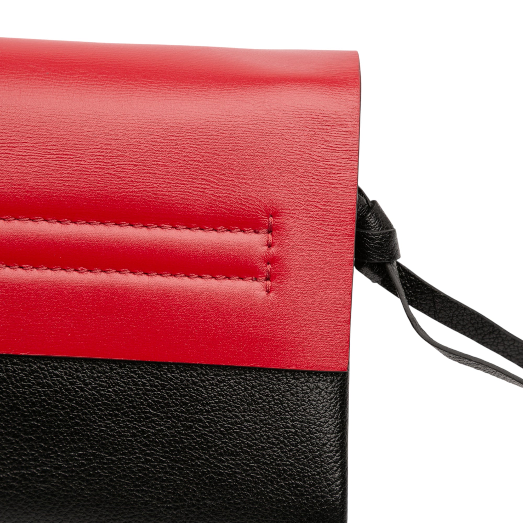 Leather VRing Crossbody