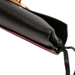 Leather VRing Crossbody