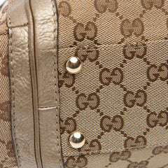GG Canvas Bella Satchel