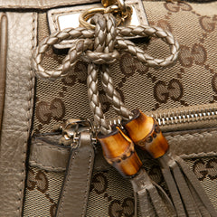 GG Canvas Bella Satchel