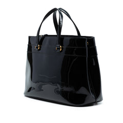 Patent Bright Bit Satchel