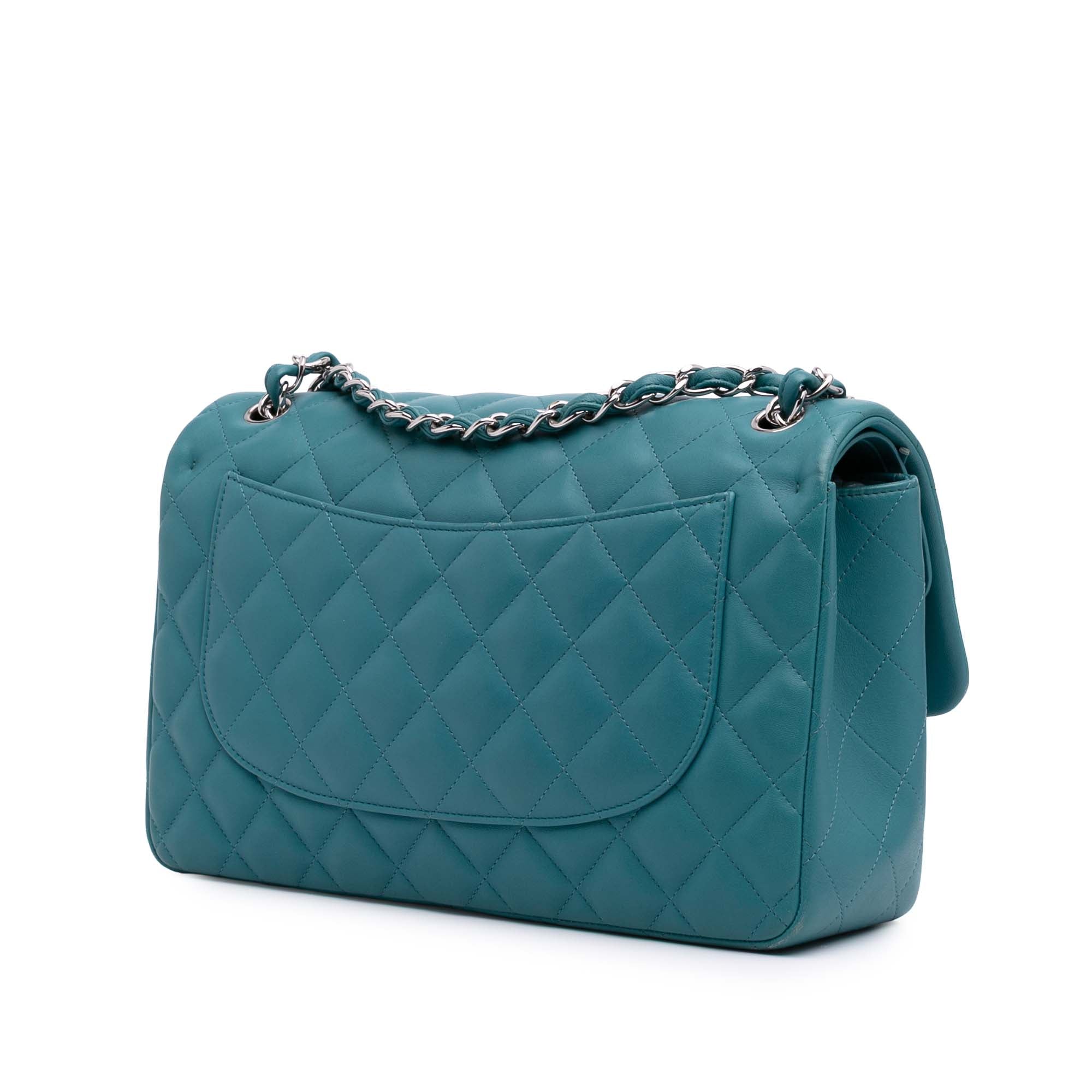 Jumbo Classic Lambskin Double Flap