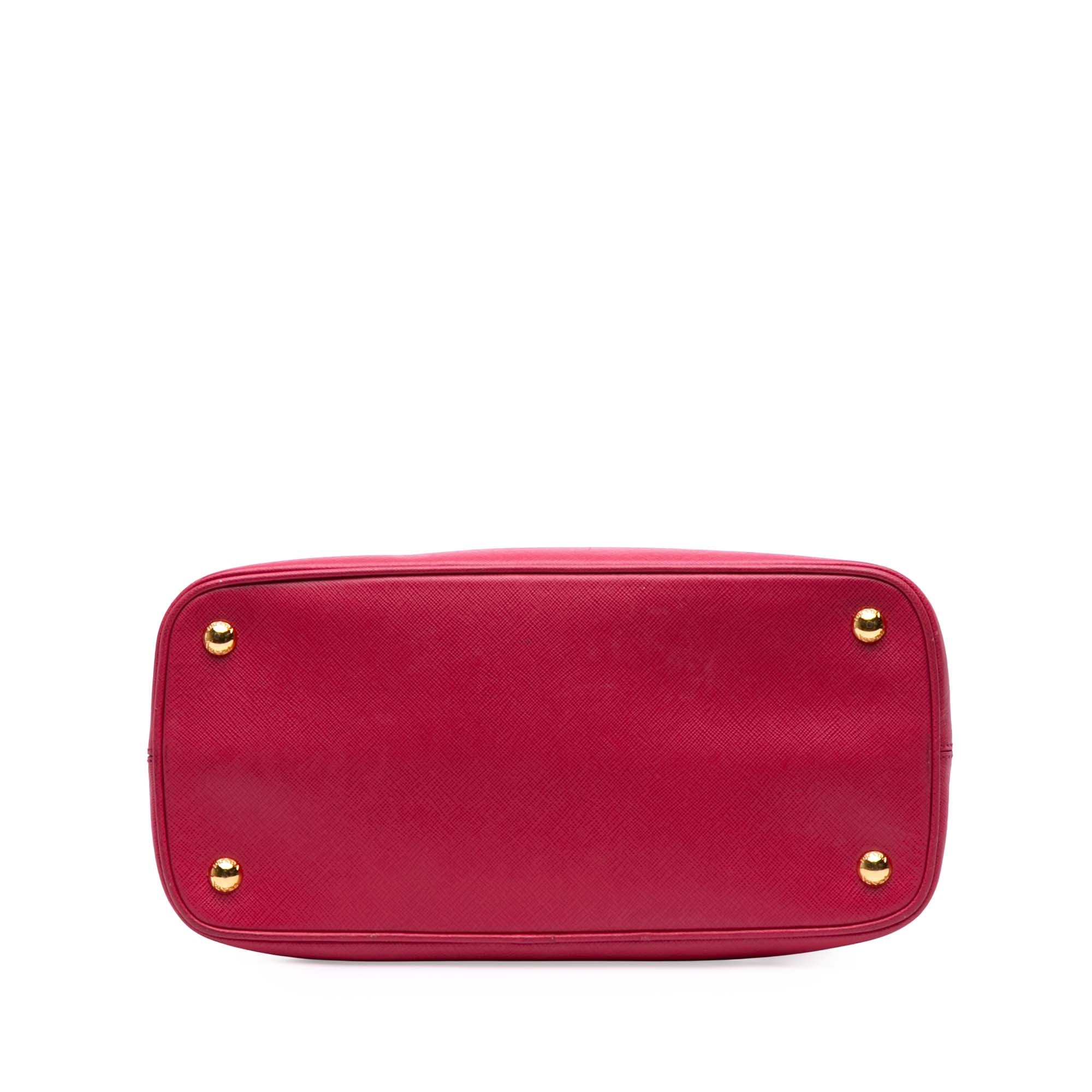 Medium Saffiano Lux Open Promenade Satchel