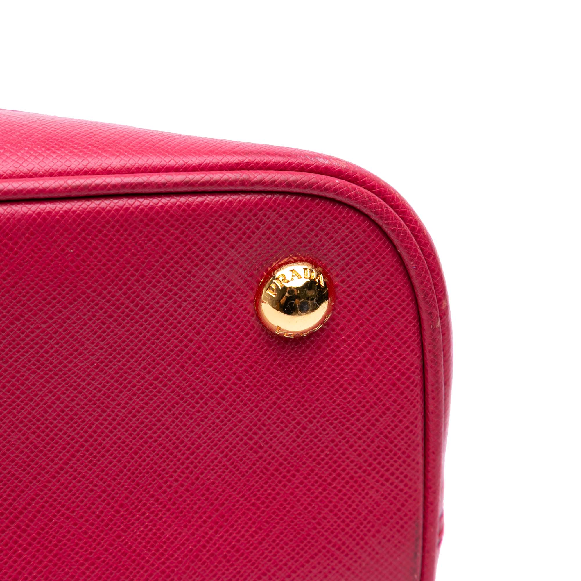 Medium Saffiano Lux Open Promenade Satchel