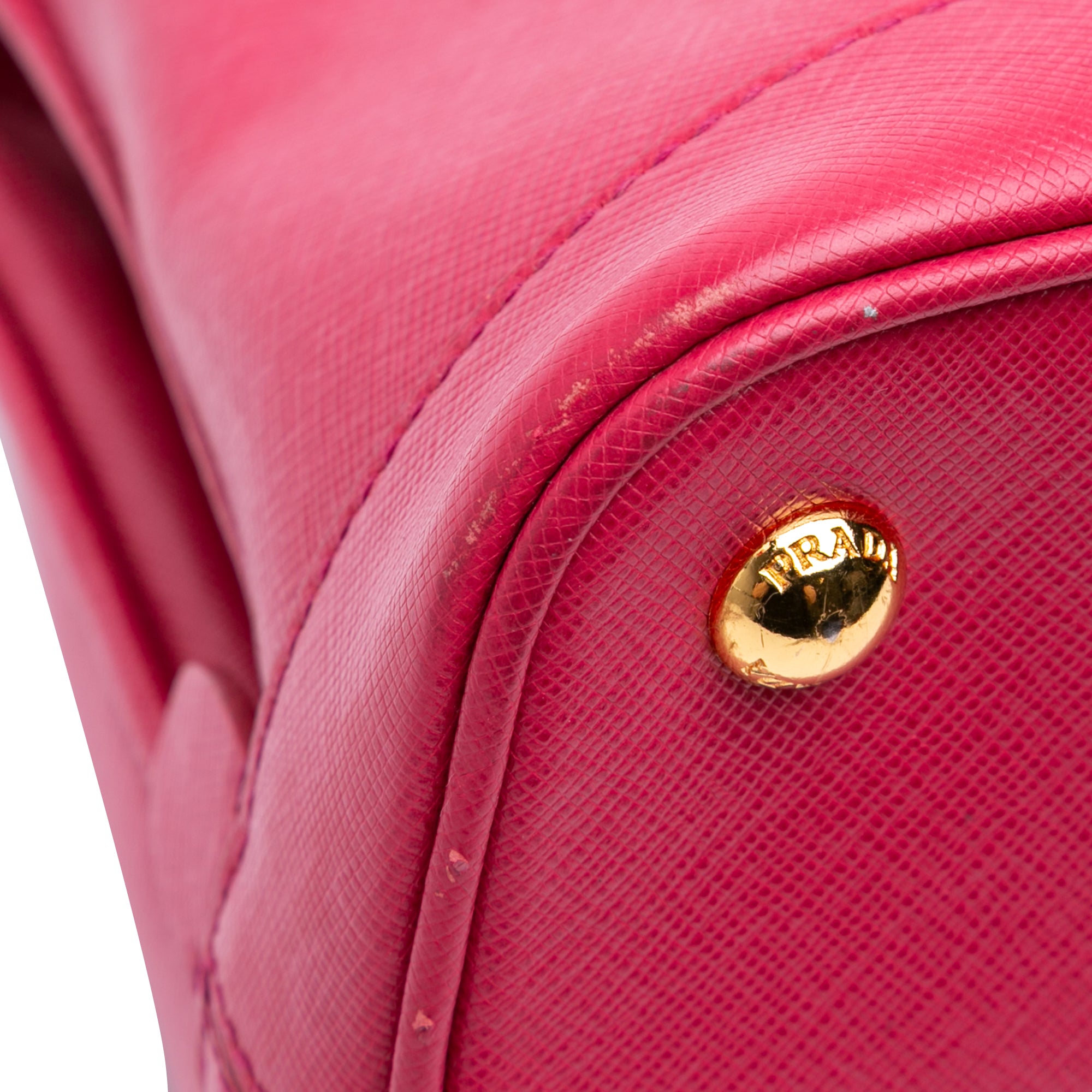 Medium Saffiano Lux Open Promenade Satchel