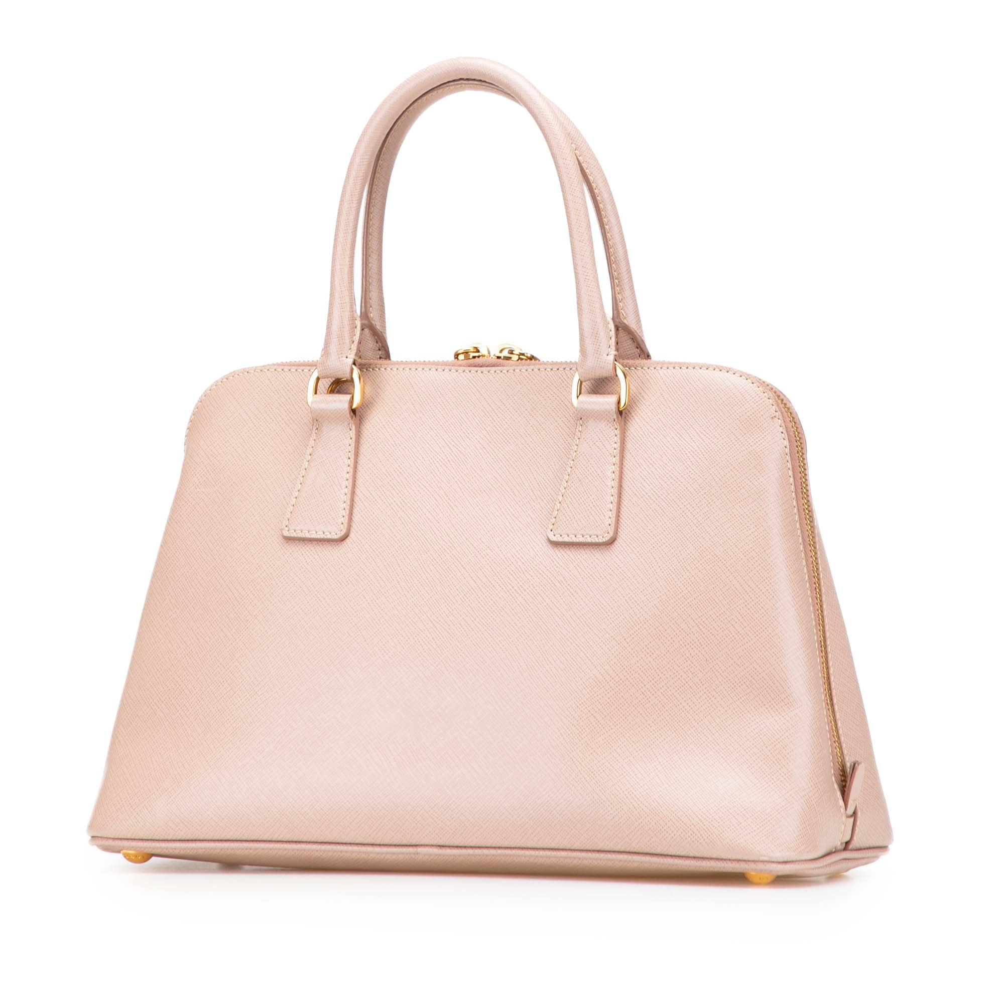 Medium Saffiano Lux Promenade Satchel