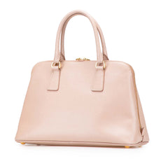 Medium Saffiano Lux Promenade Satchel