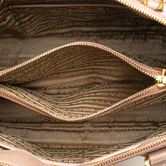 Medium Saffiano Lux Promenade Satchel